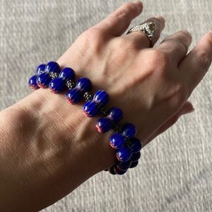 Vintage Glass Bead Bracelet